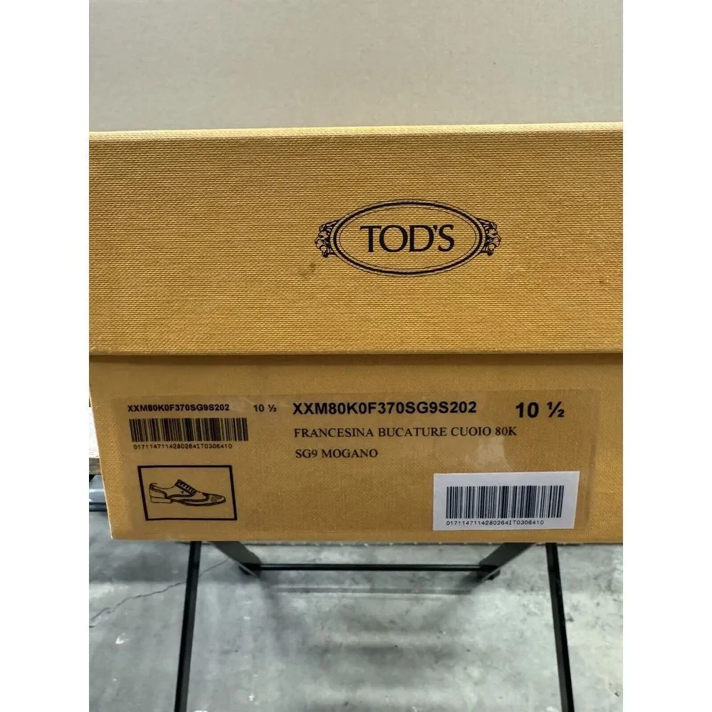 TOD'S  Lace-ups in Leather Dress‎ oxford Shoes XXM80K0F370SG9S202 Size 10.5